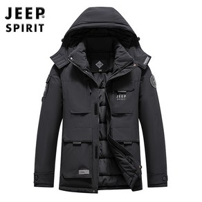 JEEP SPIRIT 지프 남성 겨울 자켓 후드 탈부착 점퍼 바람막이 자켓 88979+양말