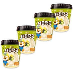 어니스트에프엔비 뽀로로 사골떡국, 4개, 90g