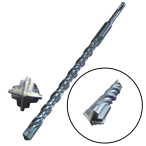 SDS PLUS 4날 14X210MM 해머드릴비트 콘크리트기리 (14X210MM), 1개