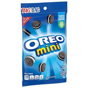 오레오 Oreo 미니 초콜릿 샌드위치 쿠키 빅 백 85g(825319)