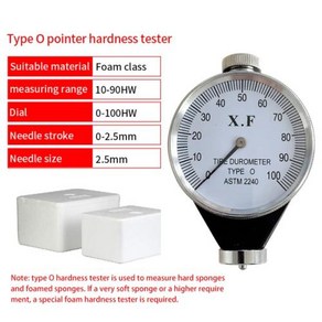 보석 경도 측정기 테스터 디지털 고무 경도계 경도측정기 쇼어 경도 시험기 경도계 고무 타이어 시험기 플라스틱 가죽 멀티 레진 O D A 타입 0-100 HA, O-type fo foam