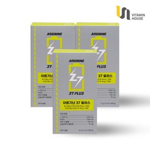 비타민하우스 아르기닌37플러스 3박스, 308g