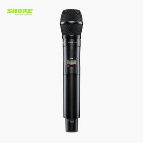 SHURE 슈어 AD2/K9B AD2/KSM9B Axient Digital 무선 핸드마이크 핸드헬드 송신기 블랙