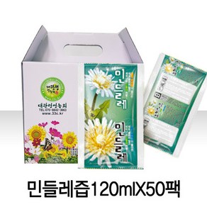 대관령영농회 국내산 토종 민들레즙 (120mlx50팩), 1개