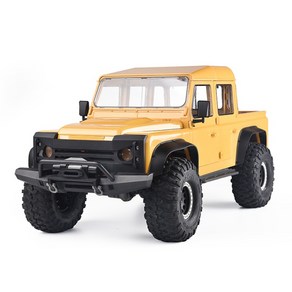 RCDeam TRX4 디펜더 바디 RD110 픽업 트럭 바디쉘 휠베324mm 4 도어, 카멜 옐로우, 1개