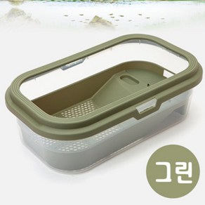 그린월드 거북이 오픈형 사육장 (L) 그린, 1개