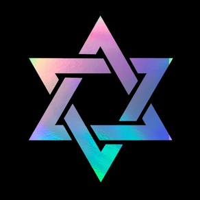 STAR별모양 자동차 오프로드 SUV 캠핑 포인트 스티커, M, HOLOGRAM, 1개