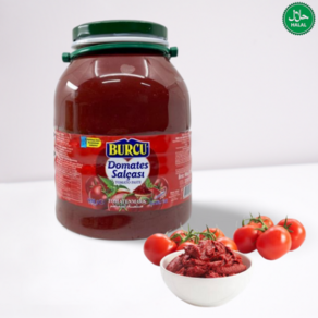 Bucu Halal Tomato Paste (Tukish Tadition) 부르쿠 터키 스타일 할랄 토마토 페이스트, 3개, 3.2kg