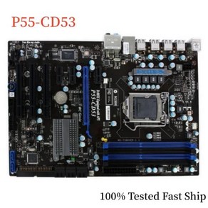 P5P43TD 마더보드 100프로 테스트 완료 메인보드 16GB LGA 775 DDR3 ATX, 한개옵션0, 한개옵션1