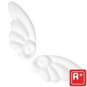 귀여운 천사 날개 헬멧 부착형 레포츠용 선물용, 화이트