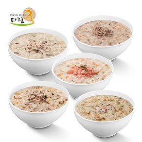 건강하게 맛있는 건강죽세트(5종/9팩) 전복2+쇠고기2+닭죽2+게살2+버섯1