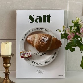 이터널 문샤인 소금빵 캔버스 액자 Salt 포스터 인테리어소품 달빛스토어