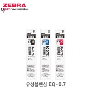 제브라볼펜심 스라리 제브라리필 볼펜심 볼펜 제브라볼펜 EQ-0 리필심 유성 7 제브라 EQ07 0, R-레드