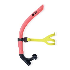 XBL-3504-코랄 엑스블루 훈련용 PLUS 센터스노클 CENTER SNORKEL, 코랄