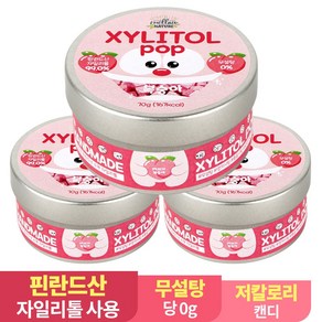 수제 장인 자일리톨 팝 캔디 사탕, 70g, 3개