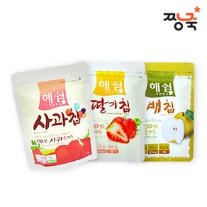 짱죽 동결건조 과일칩, 딸기칩, 1개