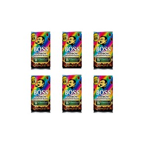 산토리 보스 BOSS 캔 레인보우 마운틴 블렌드 185g X 6개