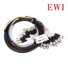 EWI MTFM-8-30 8채널 패치 스네이크 30m 멀티케이블 XLR-XLR 양캐논 30m