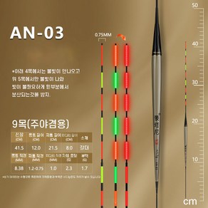 AN 갈대 스마트전자찌 소꼬즈리 내림찌 민물바닥 낚시 찌 추천주야겸용