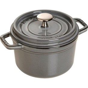 스타우브 꼬꼬떼 그레이 STAUB LA COCOTTE 8종 사이즈 10cm-24cm, 10cm / 0.25L, 1개