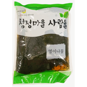 [젓갈이야기] 고기와 단짝 명이나물 400g 1kg, 1개