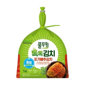 풀무원 톡톡 포기배추김치, 1kg, 1개