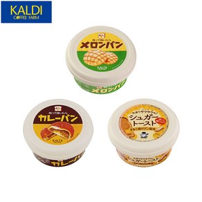 일본 KALDI 칼디 스프레드 메론빵 카레빵 슈가토스트 110g 3개세트, 3개