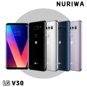 [누리와] 모든통신사O 약정X LG전자 V30 LTE 64GB 공기계 중고폰 알뜰폰 유심옮기면개통 LGM-V300, 오로라블랙 리퍼급