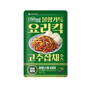 롯데 쉐푸드 요리킥 고추잡채 소스, 100g, 4개