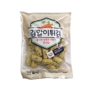 세미원푸드 야채김말이튀김 1kg, 1개