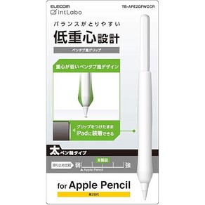 ELECOM Apple Pencil only (2nd geneation) Thick shaft type pen tab style gip clea TB-APE2GFWCCR, 1개