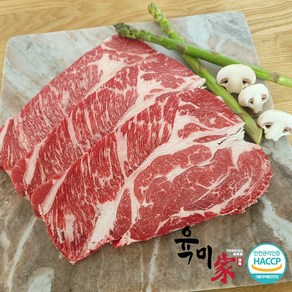 [육미가] 프라임등급 최고급알목심 (스테이크용 o 구이용) 2.5kg 5kg 10kg HACCP 인증, 1개