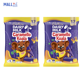 호주 캐드버리 카라멜로 코알라 초콜릿 12미니바 Cadbuy Daiy Milk Chocolate Caamello Koala Shae Pack, 2개, 180g