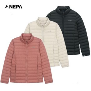 네파_NEPA_여성 24FW 간절기 시즌 다양한 착장에 적합 소프트한 원단을 사용하여 부드러운 착용감 경량 레타 구스 다운 자켓_7872021