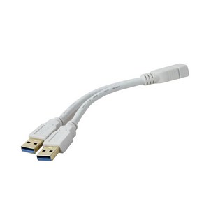 USB 3.0 연장 Y 전원 케이블 15Cm ML-UFY003, 1개