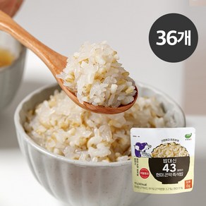 한채원 밥대신 43 칼로리 100g당 39kcal 현미 곤약 즉석밥 저칼로리 저당 곤약밥