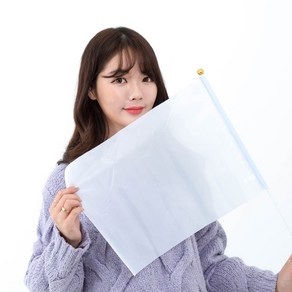 파티쇼 응원 깃발 모음 응원용품 파티 공연 체육대회, 화이트