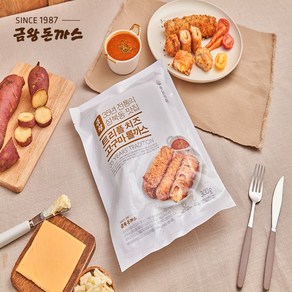 [금왕돈까스]트리플치즈고구마 롤까스(롤까스200g+소스100g), 5세트, 300g