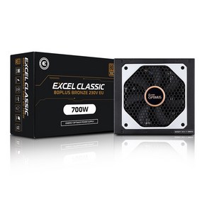 에너지옵티머스 EXCEL CLASSIC 700W 80PLUS BRONZE 230V EU 파워 (ATX 700W), 1개, 선택하세요