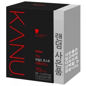 기타 [동서식품]카누마일드로스트아메리카노70T, 동서-카누마일드아메리카노70T, 70개입, 1개, 1.6g