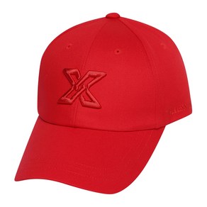 [JDX]남성 로고 포인트 기본 육각캡(X1CPW1901RE), 레드(RE), 1개