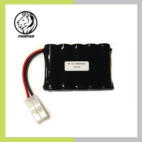 PORESO 6V AA 600mAh KEP-2P 니카드 Ni-CD RC 배터리, 1개