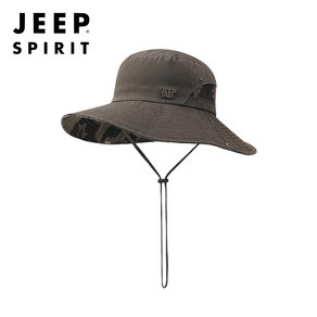 JEEP SPIRIT 밀리터리 사파리 모자 심플 등산 벙거지 캠핑 썬캡 스포츠 버킷햇