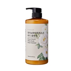 히솝 현미 & 화이트머스크 바디 클렌져, 5개, 720ml
