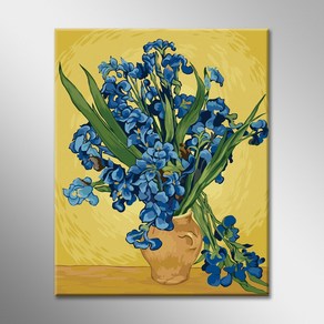 DIY 명화그리기 캔버스 유화그리기 페인팅, 40x50, 유화 세트, (옵션) 아이리스, 1개
