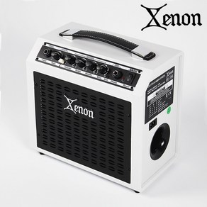제논 SX-15G 일렉기타 앰프 입문용 연습용 가정용 휴대용 똘똘이, 화이트, 1개