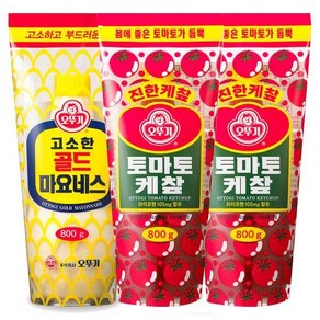 [오뚜기] 케찹 800g x 2개 + 마요네즈 800g