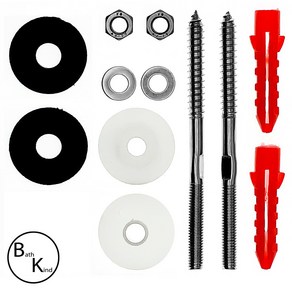 세면대 세면기 앙카볼트 100mm 고정볼트 세면대부속 욕실부속 수전부속품 브라켓 고정피스, 1개