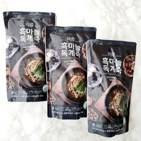 일월정 흑마늘 독계 삼계죽 닭죽 보양식 영계 대구맛집, 3개, 660g