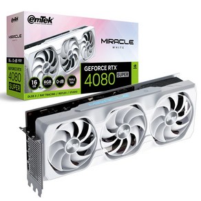 이엠텍 지포스 RTX 4080 SUPER MIRACLE WHITE D6X 16GB